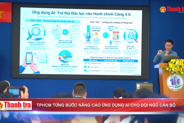 TPHCM từng bước nâng cao ứng dụng AI cho đội ngũ cán bộ
