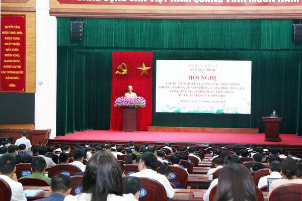 Sơn La chủ động phòng ngừa, nâng cao hiệu quả phòng, chống tham nhũng, lãng phí, tiêu cực