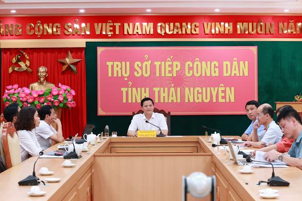 Chủ tịch UBND tỉnh Thái Nguyên tiếp dân định kỳ tháng 6