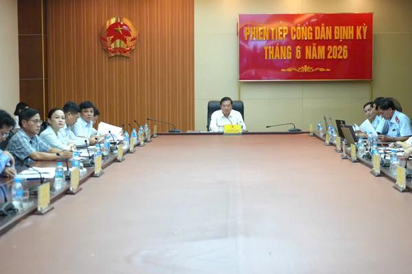 Chủ tịch UBND tỉnh Quảng Trị tiếp công dân định kỳ tháng 6/2026: Rõ thẩm quyền, đúng trình tự