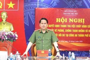 Thanh tra Bộ Công an: Công bố quyết định thanh tra tại Công an thành phố Đà Nẵng