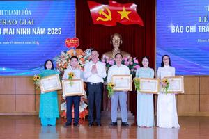 Phóng viên Báo Thanh tra tại Thanh Hóa đoạt Giải A Giải Báo chí Trần Mai Ninh năm 2025