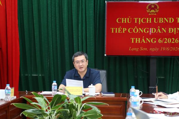 Chủ tịch UBND tỉnh Lạng Sơn đối thoại, chỉ đạo giải quyết kiến nghị của công dân