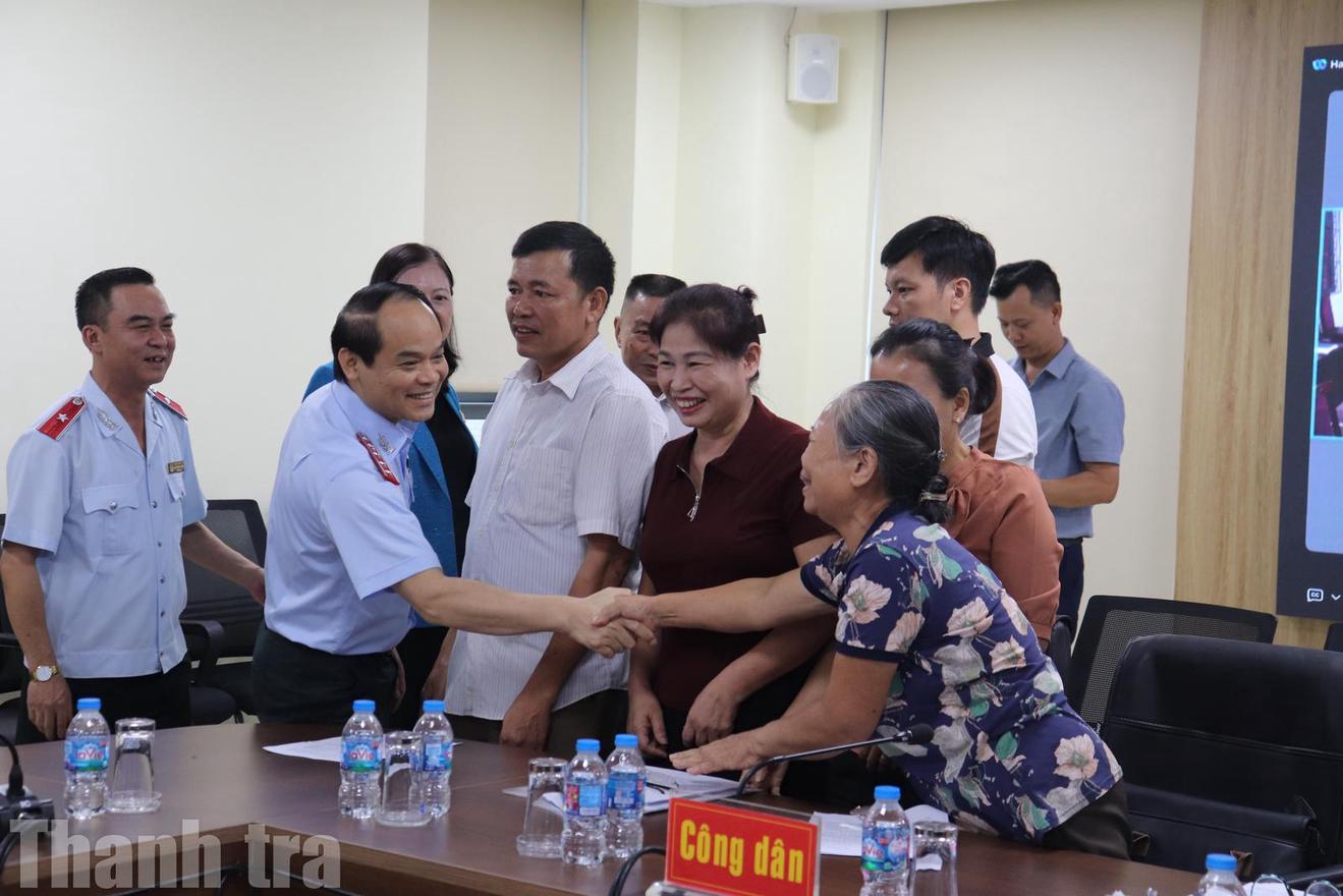 Tổng Thanh tra Chính phủ Nguyễn Quốc Đoàn tiếp công dân định kỳ tháng 6