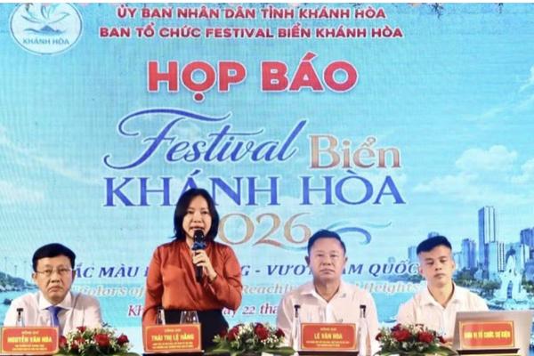 Hơn 40 sự kiện trải dài một tháng: Festival Biển 2026 - Điểm chạm của văn hóa và du lịch bền vững Khánh Hòa