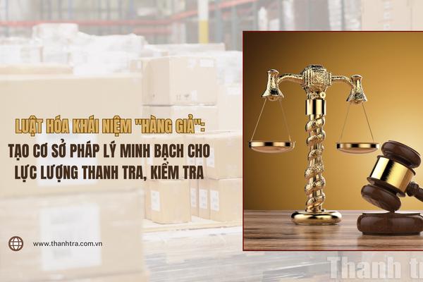 Luật hóa khái niệm "hàng giả": Tạo cơ sở pháp lý minh bạch cho lực lượng thanh tra, kiểm tra