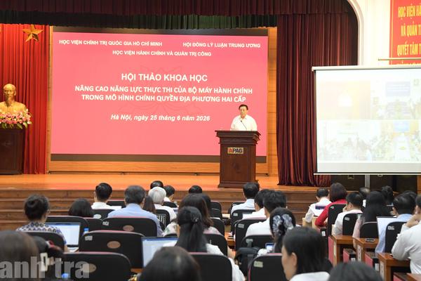 Không chỉ tinh gọn bộ máy, quan trọng là vận hành hiệu quả