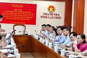 Lai Châu: Thanh tra công tác quản lý an toàn thực phẩm và sử dụng kinh phí tại Sở Công thương