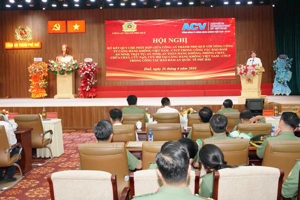 TP Huế: Tăng cường phối hợp bảo đảm an ninh, an toàn tại Cảng hàng không quốc tế Phú Bài
