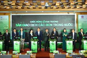 BIDV phối hợp vận hành khai trương hệ thống giao dịch Các-bon