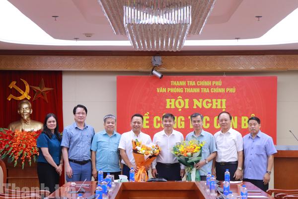 Công bố và trao quyết định bổ nhiệm lãnh đạo cấp phòng tại Văn phòng Thanh tra Chính phủ