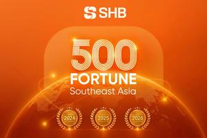 SHB liên tiếp được vinh danh trong Top 10 ngân hàng uy tín và Top 200 doanh nghiệp lớn nhất Đông Nam Á