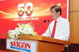 Báo Sài Gòn Giải Phóng ra mắt công trình báo chí dữ liệu về 50 năm thành phố mang tên Bác