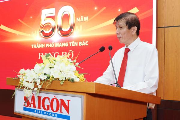 Báo Sài Gòn Giải Phóng ra mắt công trình báo chí dữ liệu về 50 năm thành phố mang tên Bác