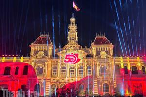 TPHCM: Chương trình nghệ thuật trình chiếu 3D Mapping mừng 50 năm mang tên Bác