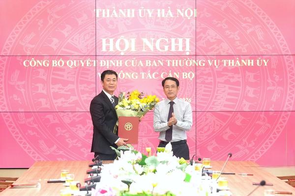 Bổ nhiệm Phó Trưởng ban Nội chính Thành ủy Hà Nội