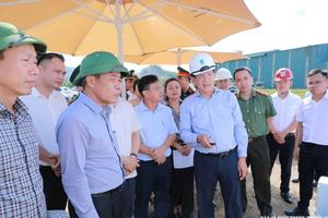 Bí thư Tỉnh ủy Thanh Hóa kiểm tra tiến độ các dự án trọng điểm tại Khu Kinh tế Nghi Sơn