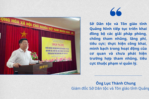 Quảng Ninh: Sở Dân tộc và Tôn giáo chưa phát hiện vụ việc tham nhũng 6 tháng đầu năm