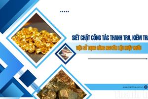 Siết chặt công tác thanh tra, kiểm tra việc sử dụng vàng nguyên liệu nhập khẩu