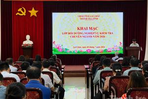 Lai Châu: Chuẩn hóa nghiệp vụ kiểm tra chuyên ngành
