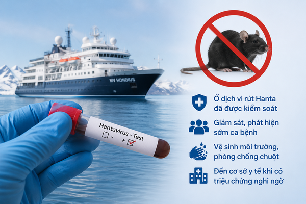 WHO phát đi thông tin mới về ổ dịch vi rút Hanta chủng Andes khiến 3 người tử vong