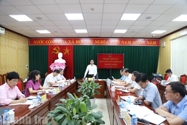 Kết quả các nội dung tiếp công dân tháng 6 phải báo cáo Bí thư Tỉnh uỷ trước ngày 30/7/2026