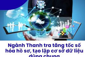 Kỳ 2: Ngành Thanh tra tăng tốc số hóa hồ sơ, tạo lập cơ sở dữ liệu dùng chung
