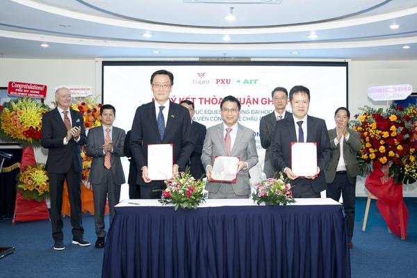 Tập đoàn Giáo dục EQuest, Trường Đại học Phú Xuân và Viện Công nghệ Châu Á hợp tác thúc đẩy mô hình đại học công nghệ thế hệ mới tại Việt Nam