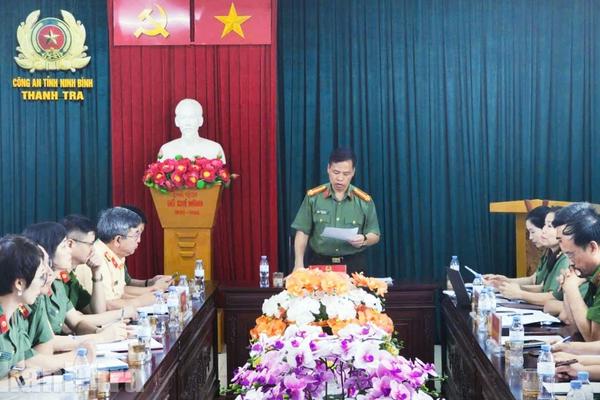 Thanh tra Công an Ninh Bình: Công khai kết luận thanh tra về phòng, chống buôn lậu, hàng giả
