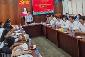 Tây Ninh: Công bố quyết định thanh tra công vụ tại Văn phòng Đăng ký đất đai