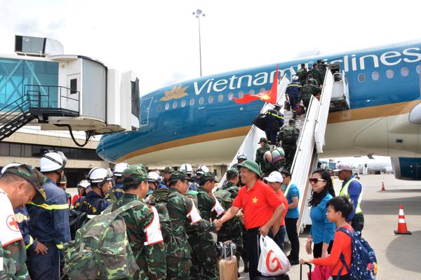 Khép lại sứ mệnh nhân đạo tại Venezuela, đoàn cứu hộ Việt Nam trở về nước