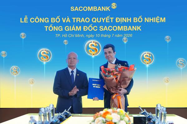 Sacombank bổ nhiệm ông Loic Faussier giữ chức Tổng giám đốc
