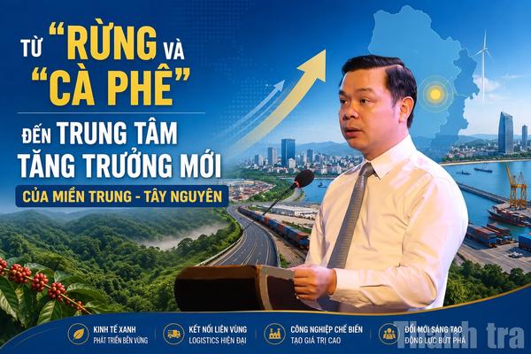 Từ "rừng và cà phê" đến trung tâm tăng trưởng mới của miền Trung - Tây Nguyên