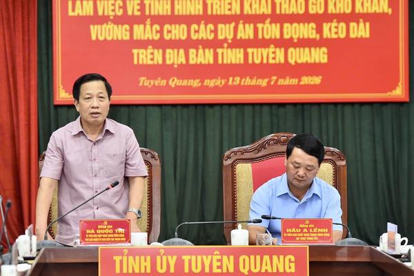 Tuyên Quang cần xử lý dứt điểm các dự án tồn đọng, không để thất thoát, lãng phí