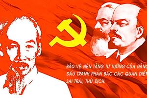 Bảo vệ nền tảng tư tưởng của Đảng gắn với phòng, chống tham nhũng, tiêu cực trong tình hình mới