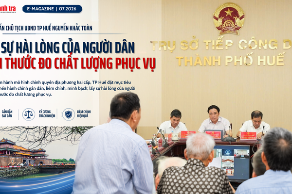 Chủ tịch UBND TP Huế Nguyễn Khắc Toàn: Lấy sự hài lòng của người dân làm thước đo chất lượng phục vụ