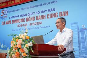 “50 năm EVNHCMC đồng hành cùng bạn”: 218 phần quà may mắn dành tặng khách hàng