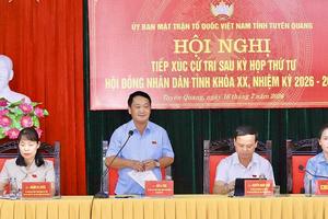 Tập trung giải quyết kiến nghị của cử tri, bảo đảm trả lời bằng kết quả cụ thể