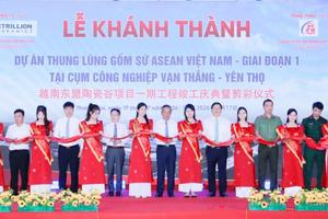 Thanh Hóa: Khánh thành giai đoạn I Thung lũng Gốm sứ ASEAN  Việt Nam
