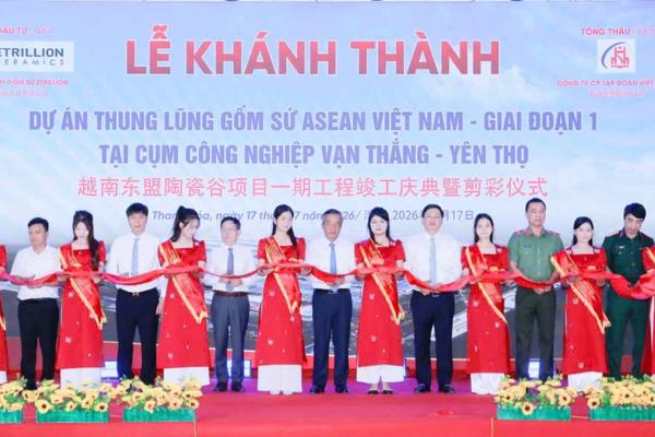 Thanh Hóa: Khánh thành giai đoạn I Thung lũng Gốm sứ ASEAN  Việt Nam