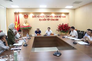 Ủy ban Dân nguyện và Giám sát của Quốc hội giám sát, thúc đẩy giải quyết dứt điểm vụ án bồi thường oan sai kéo dài nhiều năm