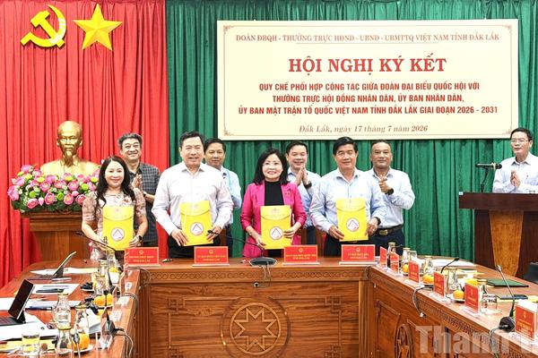 Bốn cơ quan ở Đắk Lắk ký quy chế phối hợp, nâng hiệu quả phục vụ Nhân dân