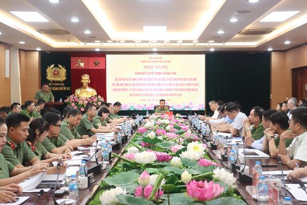 Công an Hà Nội: Công bố quyết định thanh tra chuyên đề về xuất nhập cảnh, phòng, chống khủng bố