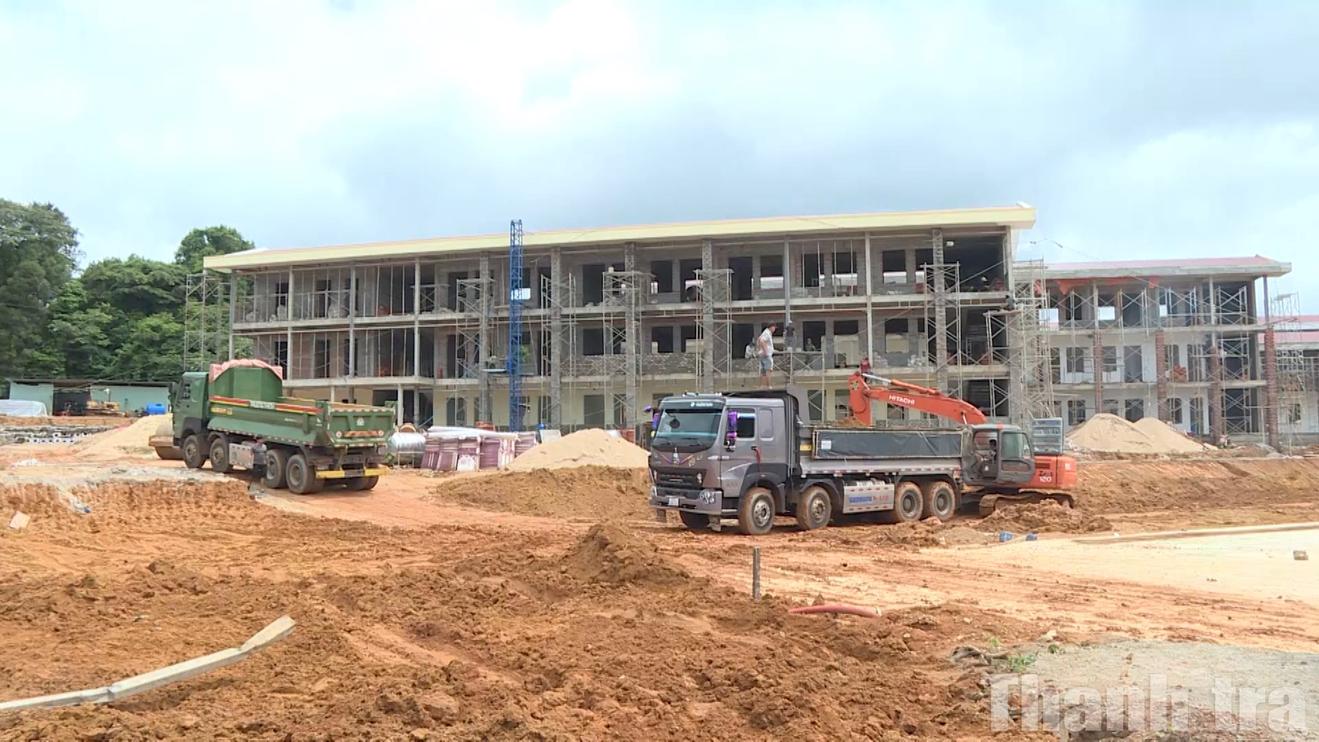 Gia Lai: Đẩy nhanh tiến độ thi công 7 trường nội trú vùng biên trước thềm năm học