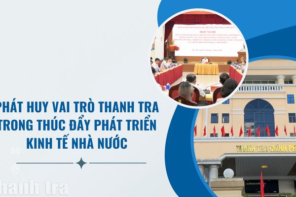 Phát huy vai trò thanh tra trong thúc đẩy phát triển kinh tế Nhà nước