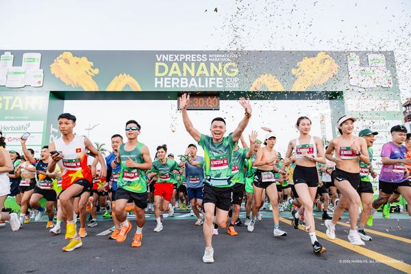 Hơn 13.000 vận động viên tranh tài tại VnExpress Đà Nẵng International Marathon Herbalife Cup 2026