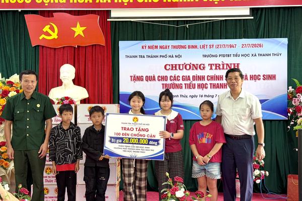 Thanh tra thành phố Hà Nội: Hành trình tri ân, kết nối nghĩa tình