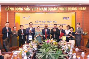 PVcomBank và Visa ký kết hợp tác triển khai giải pháp chuyển tiền qua Visa Direct