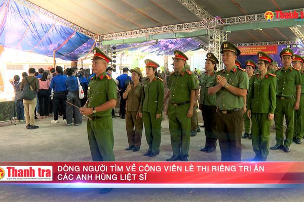 Dòng người tìm về công viên Lê Thị Riêng tri ân các anh hùng liệt sĩ