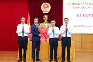 Ông Tô Anh Dũng được bầu giữ chức Chủ tịch UBND tỉnh Thanh Hóa